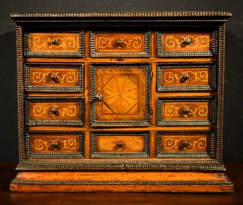 Cabinet marqueté - Vérone, Renaissance Italienne fin du 16e siècle - Mobilier Style Renaissance